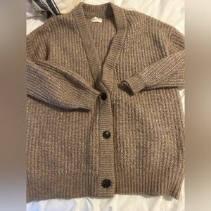 Cozy Brown Women's Cardigan Sweater